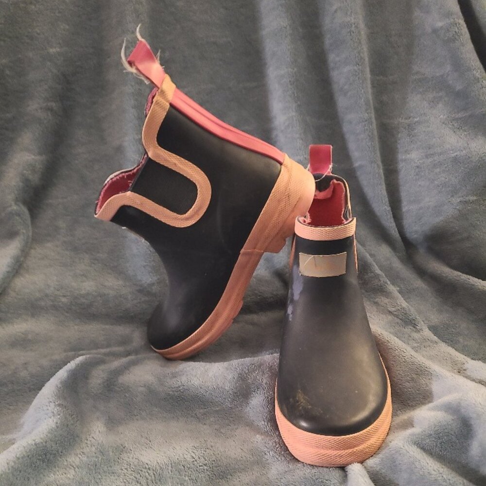 Girl's HATLEY rain ankle boots rubber waterproof  Size 13